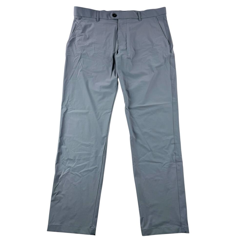 Greyson Montauk Golf Pants Mens 35x30 Light Gray Performance Stretch Trousers